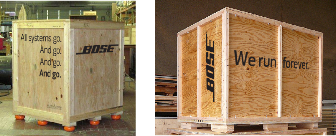 Bose Shipping Crates