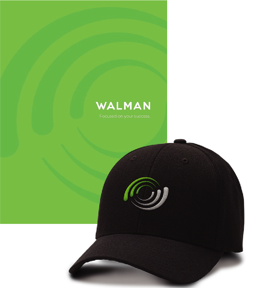 Walman folder and hat