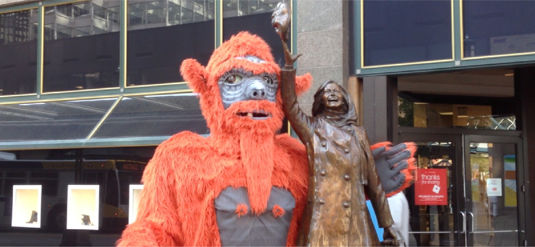 Yeti with Mary Tyler Moore