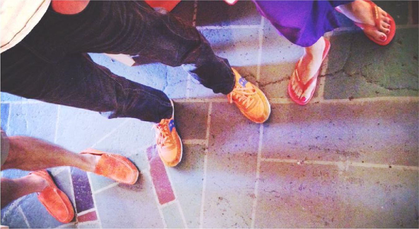 Orange Shoes