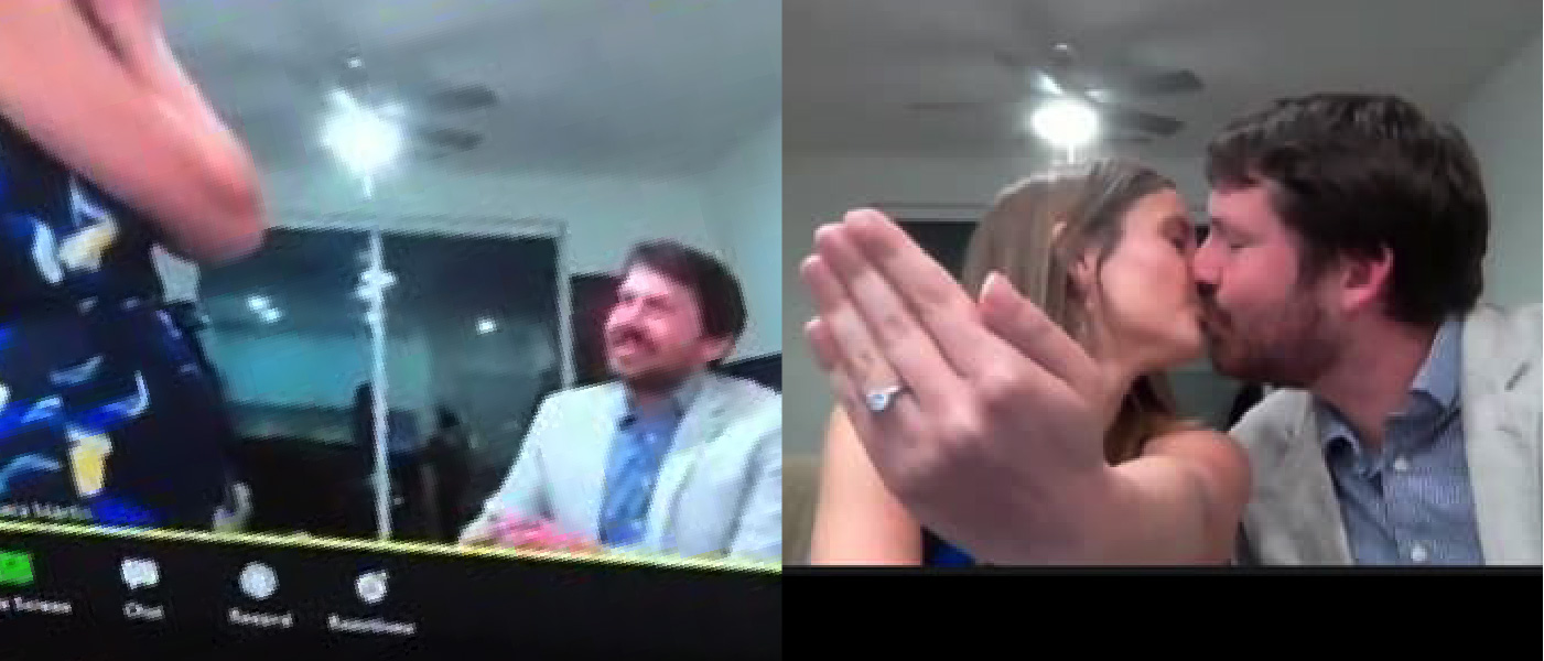 Sara and Brad get engaged